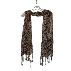 Unknown Source Hand dyed and crafted special laundering Rayon Scarf 62'